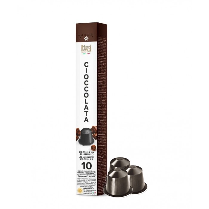 Nero Nobile Cioccolata Ciocolată Solubilă 70 g 10 Capsule Nespresso 