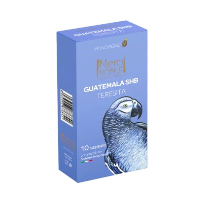 Nero Nobile Guatemala SHB Teresita Arabica Nespresso 10 Capsule Gust Exotic