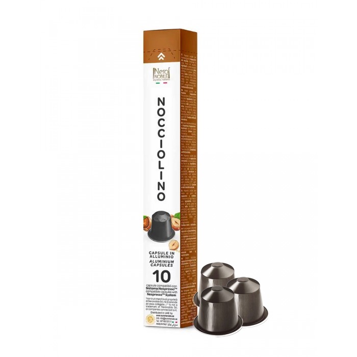 Nero Nobile Nocciolino Кофе с Орехами Nespresso 70 г 10 капсул