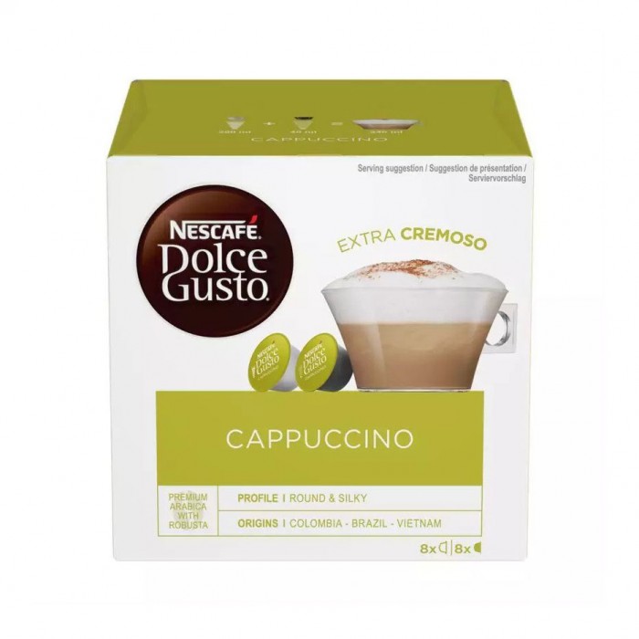 Nescafe Dolce Gusto Cappuccino 186.4 г 16 Капсул