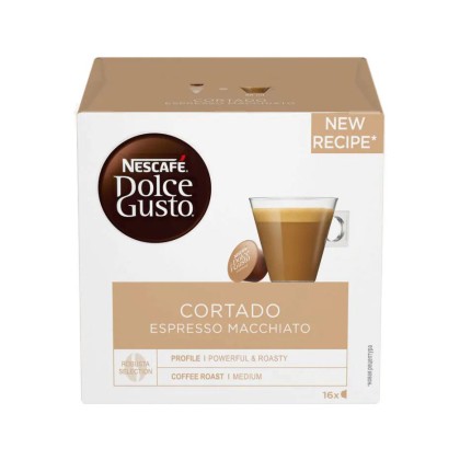 Nescafe Dolce Gusto Cortado 100.8 г 16 Капсул Бархатный Кофе с Молоком