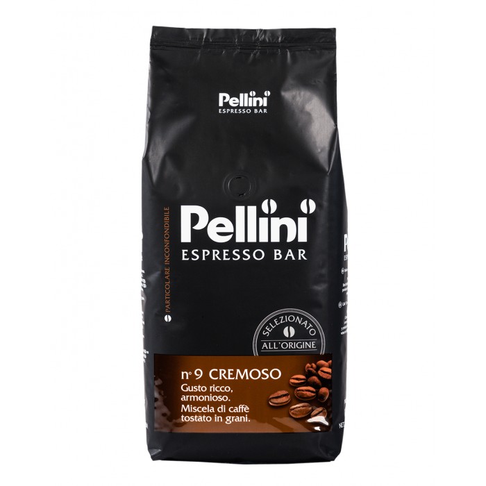 Pellini Espresso Bar N.9 Cremoso Кофе Зерна 1000 г