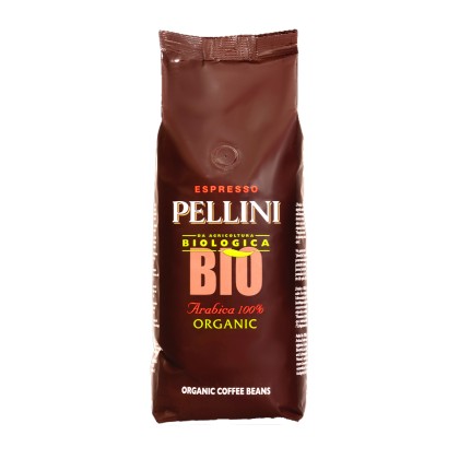 Pellini Bio 100 % Arabica 500 g Cafea Boabe Ecologică și Aromată