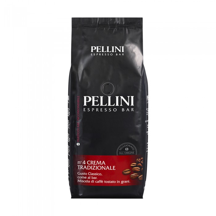 Pellini Espresso Bar Nr 4 Crema Tradizionale 1000 g Cafea Boabe Intensă Pellini Espresso Bar Nr 4 Crema Tradizionale 1000 g Cafea Boabe Intensă