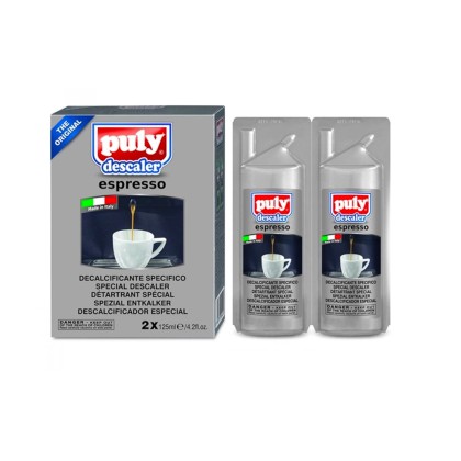 Puly Caff Descaler Espresso Decalcifiant Lichid pentru Espressoare 2 x 125 ml
