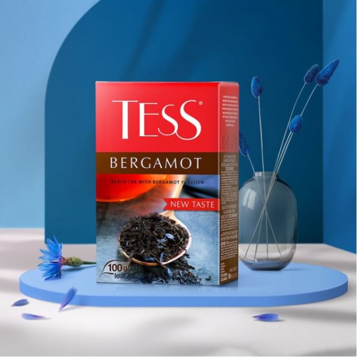 Tess Bergamot Black Pekoe Bergamot & Cornflower 100 g