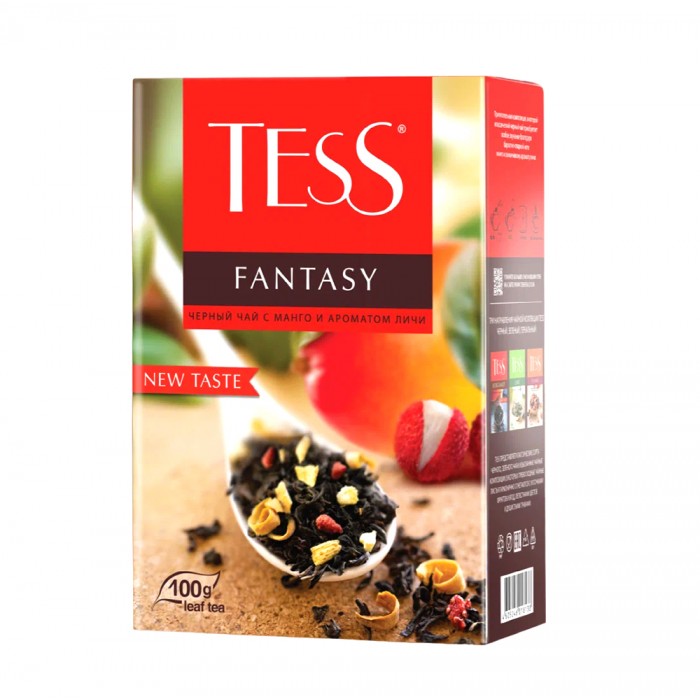 Tess Fantasy Negru Clasic Mango și Lici 100 g