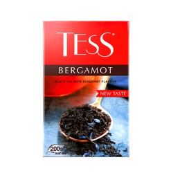 Tess Bergamot Ceai Negru Pekoe și Floarea-Reginei 200 g Gust Delicat