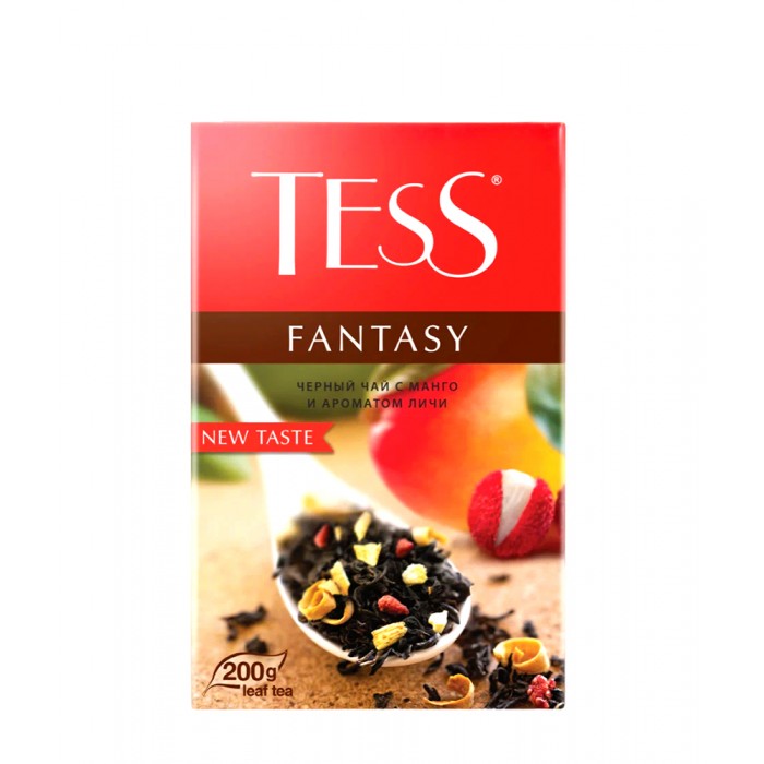 Tess Fantasy Ceai Negru Clasic cu Mango și Lici 200 g