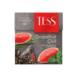 Tess Grapefruit Chill 20 x 1,8 g Ceai Fructat Răcoritor cu Grapefruit