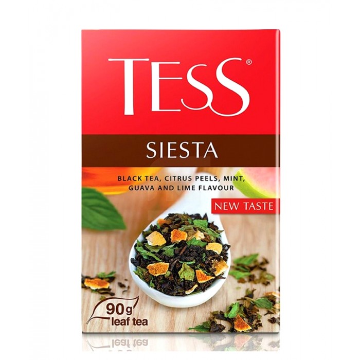 Tess Siesta Black Tea Citrus Peels Mint & Guava 90 g