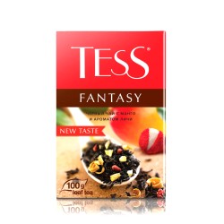 Tess Fantasy Negru Clasic Mango și Lici 100 g Exotic și Răcoritor