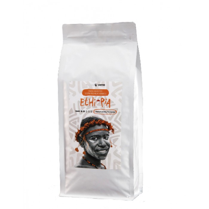 Tucano Ethiopia Fresh Roast 100 % Arabica Premium 1 kg Coffee Beans