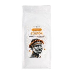 Tucano Ethiopia Fresh Roast Арабика Премиум 1 кг Кофе Зерна Цветочные и Цитрусовые Ноты