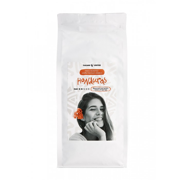 Tucano Honduras Fresh Roast Арабика Премиум 1 кг Кофе Зерна