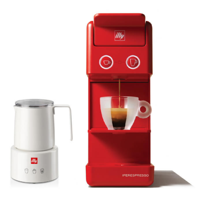 illy Y 3.3 IperEspresso Aparat de Cafea cu Capsule illy Roșu 2 Butoane