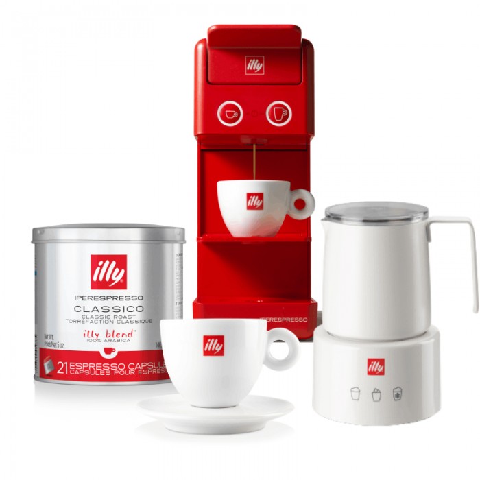 illy Y 3.3 IperEspresso Aparat de Cafea cu Capsule illy Roșu 2 Butoane