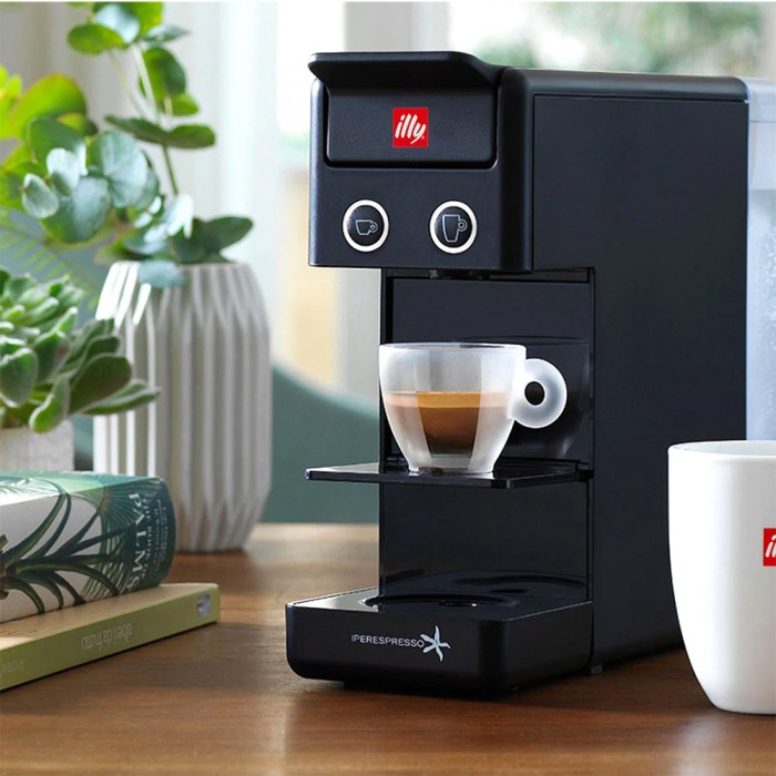 illy Y 3.3 IperEspresso Francis Aparat de Cafea cu Capsule Negru 2 Butoane