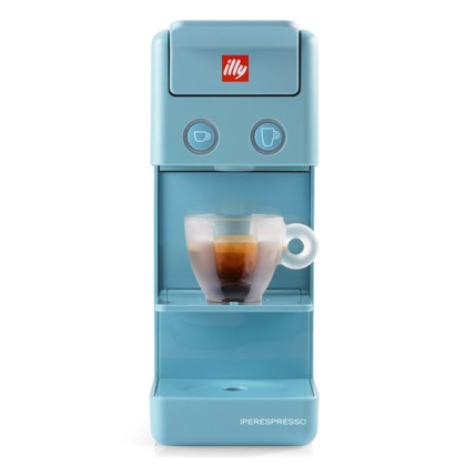 Illy Y 3.3 IperEspresso Blue Capsule Coffee Machine 2 Buttons
