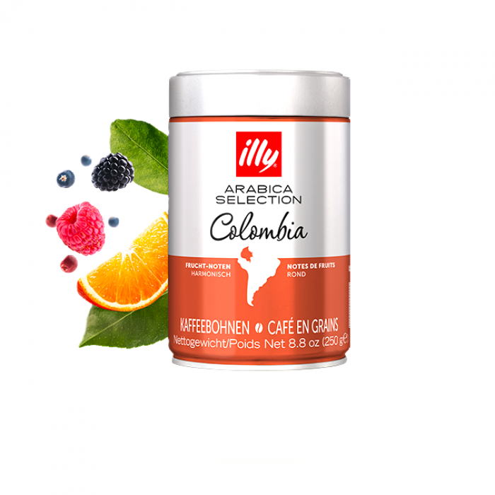 Illy Espresso Colombia 250 g Cafea Boabe