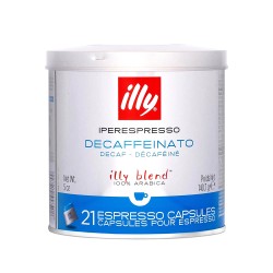 Illy iperEspresso Decaffeinato 21 Capsules Mild & Balanced 140 g