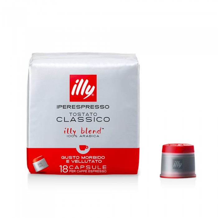 illy iperEspresso Classico Medium 18 Capsule Cafea Delicată 120 g