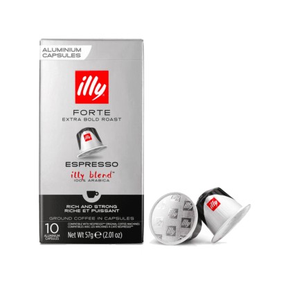 illy Nespresso Espresso Forte Intense Roast Full Bodied 10 Capsules