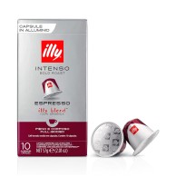 illy Nespresso Intenso Темная Обжарка Глубокий Аромат 10 капсул