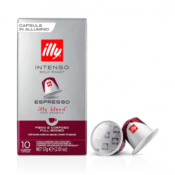 illy Nespresso Intenso Prăjire Intensă Aromă Profundă 10 Capsule illy Nespresso Intenso Prăjire Intensă Aromă Profundă 10 Capsule