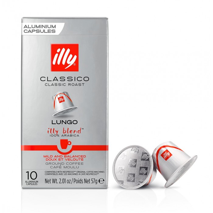 illy Nespresso Lungo Prăjire Medie Espresso Lung 10 Capsule illy Nespresso Lungo Prăjire Medie Espresso Lung 10 Capsule